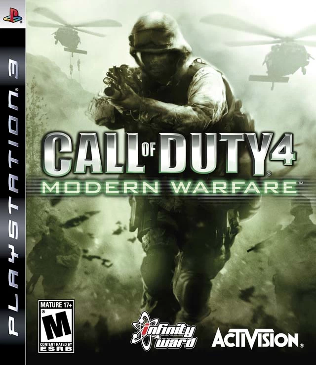 Capa do jogo Call of Duty 4: Modern Warfare