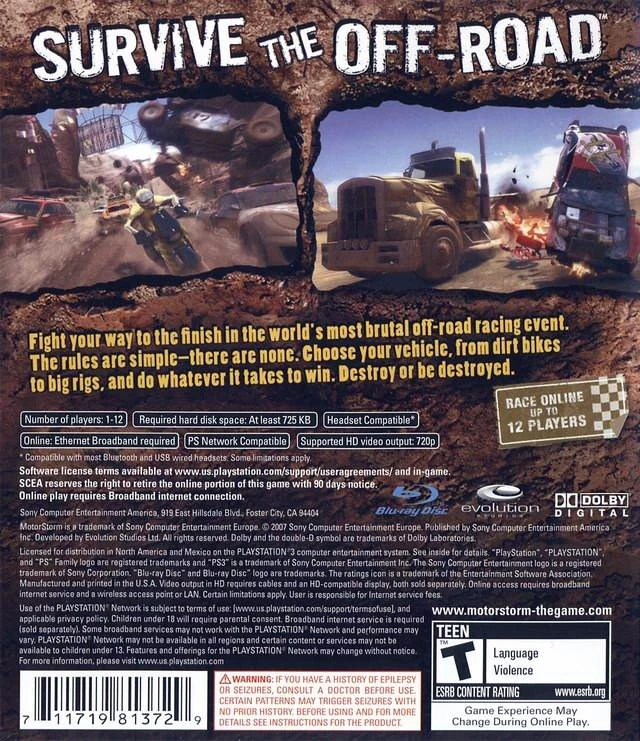 Capa do jogo MotorStorm