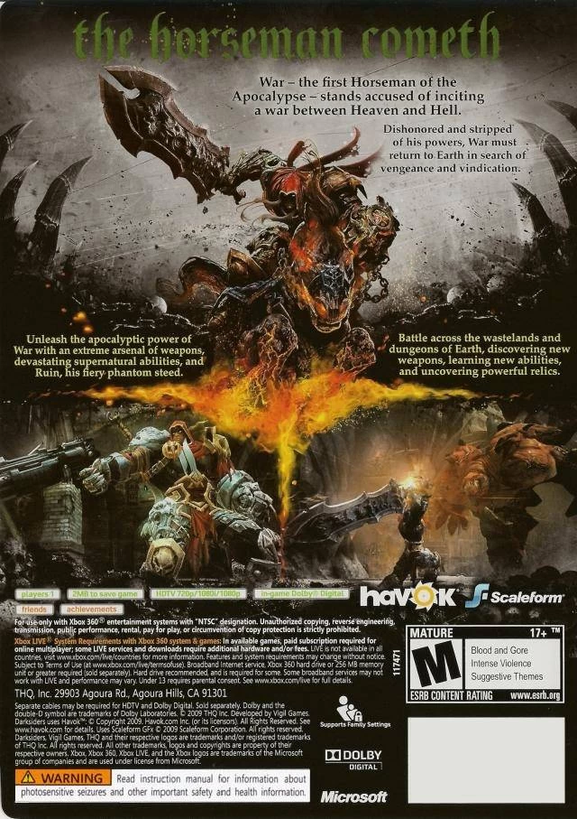 Capa do jogo Darksiders