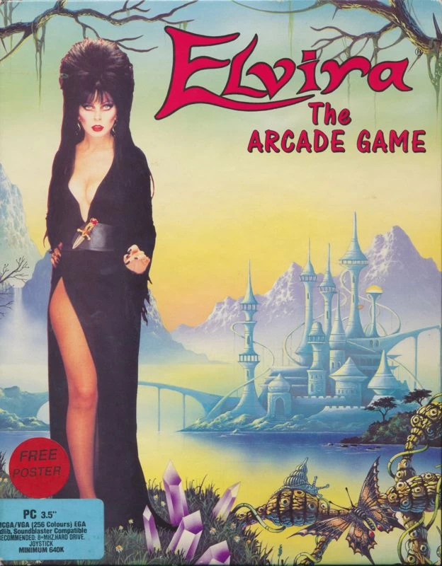 Capa do jogo Elvira: The Arcade Game