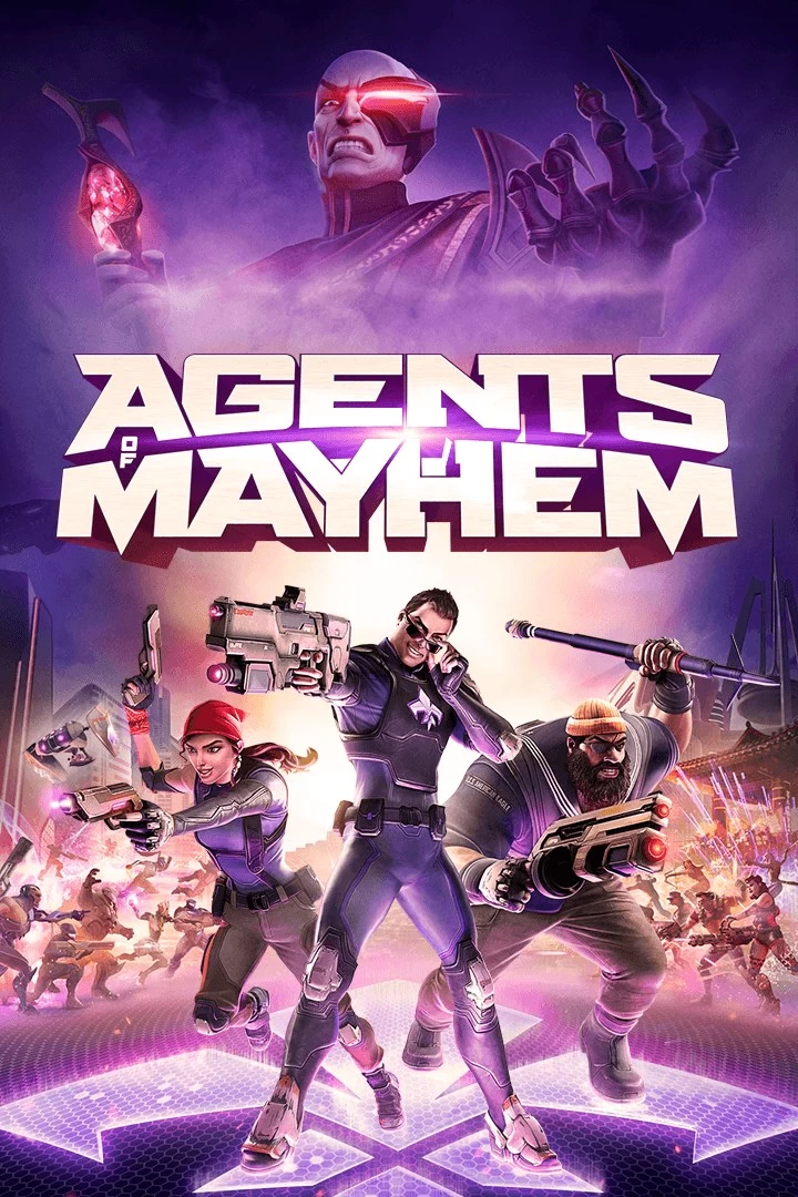 Capa do jogo Agents of Mayhem