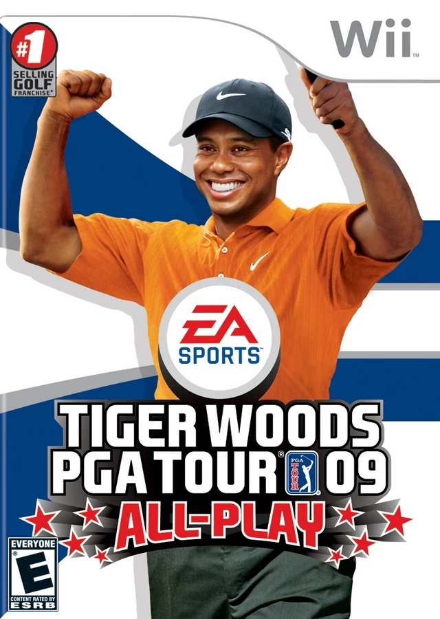 Capa do jogo Tiger Woods PGA Tour 09: All Play