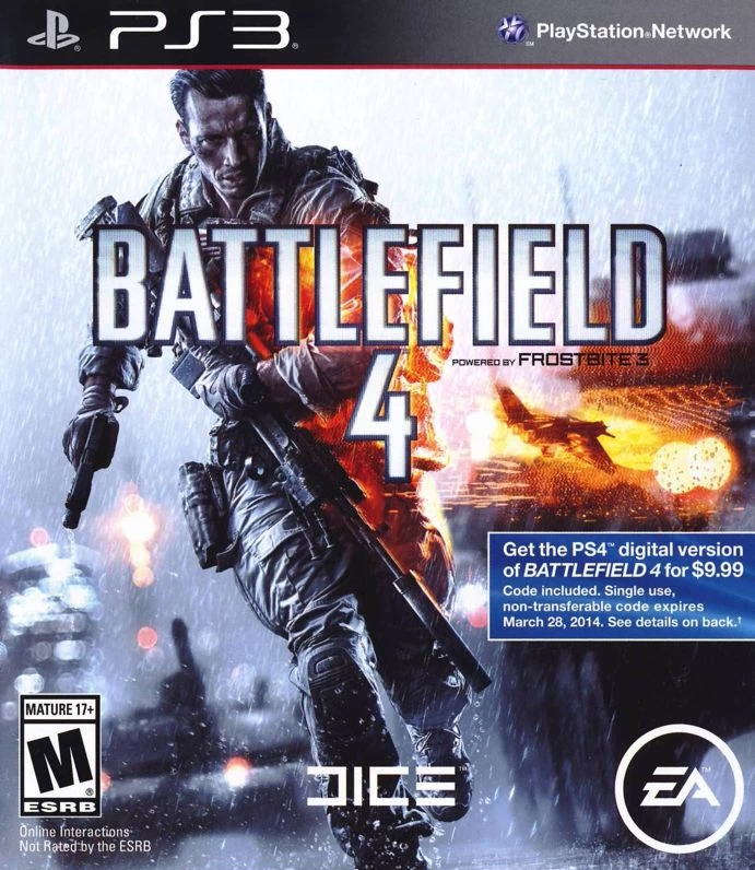 Capa do jogo Battlefield 4