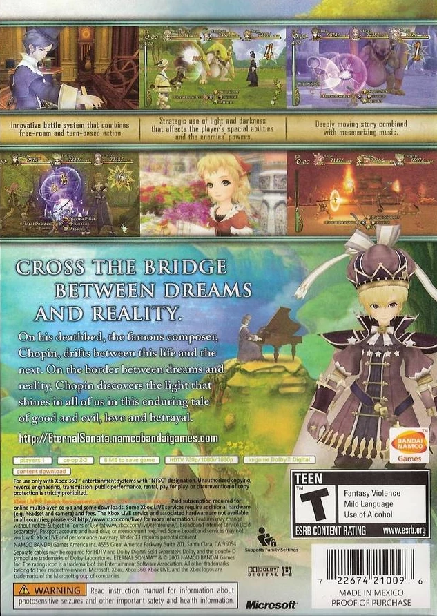 Capa do jogo Eternal Sonata