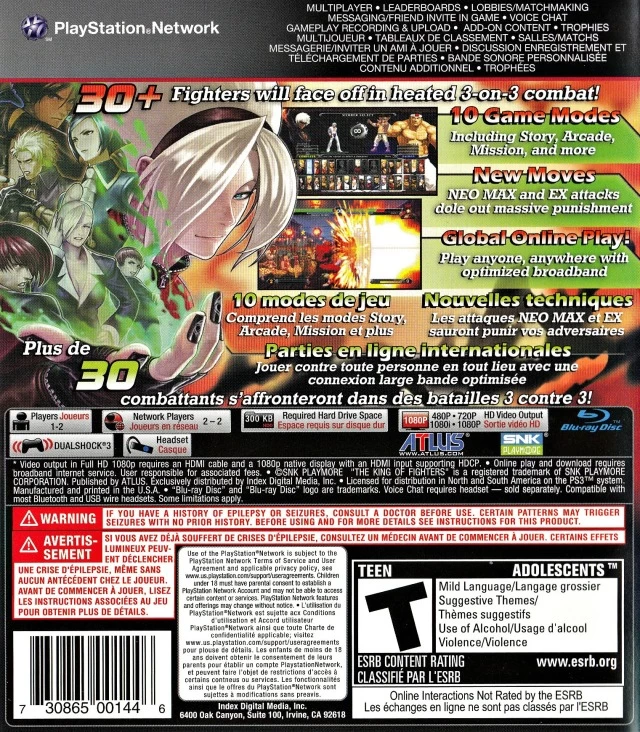 The King of Fighters XIII cover