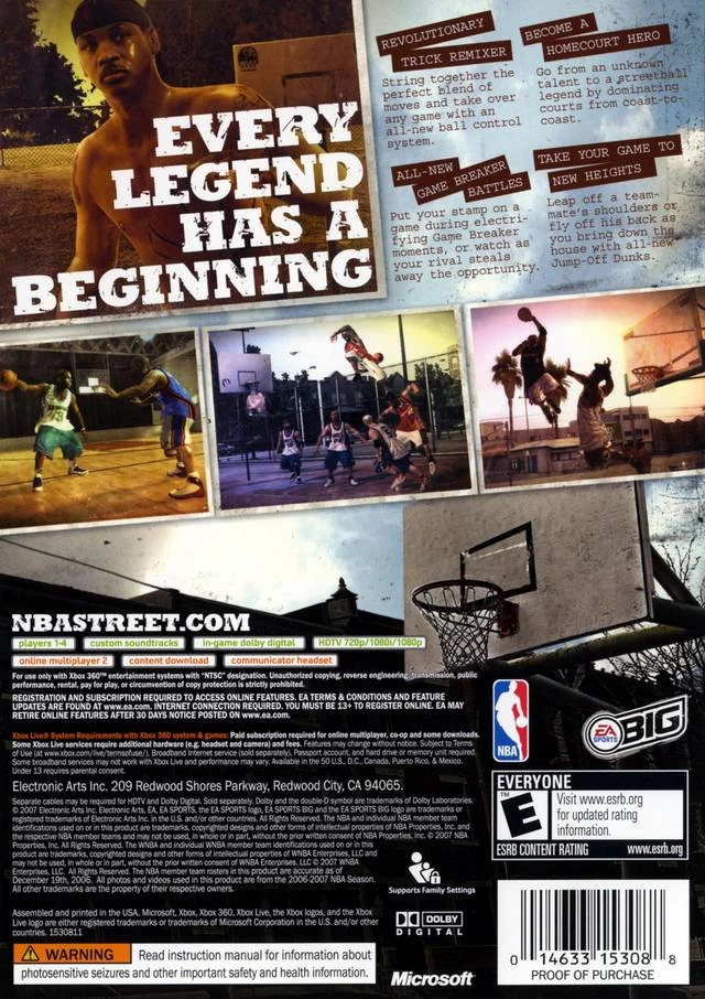 NBA Street Homecourt cover