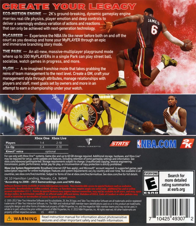 NBA 2K14 cover