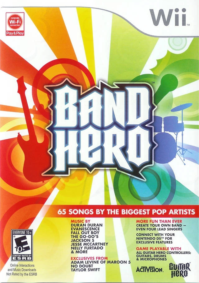 Capa do jogo Band Hero