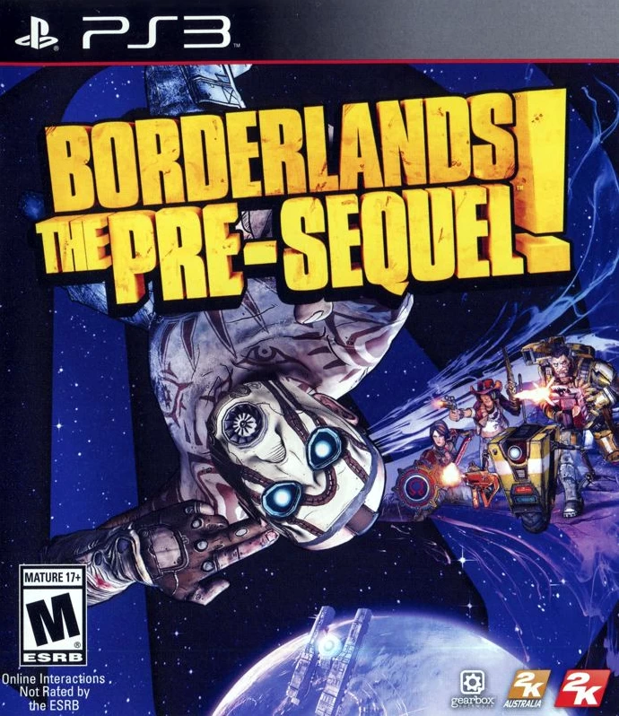 Capa do jogo Borderlands: The Pre-Sequel!