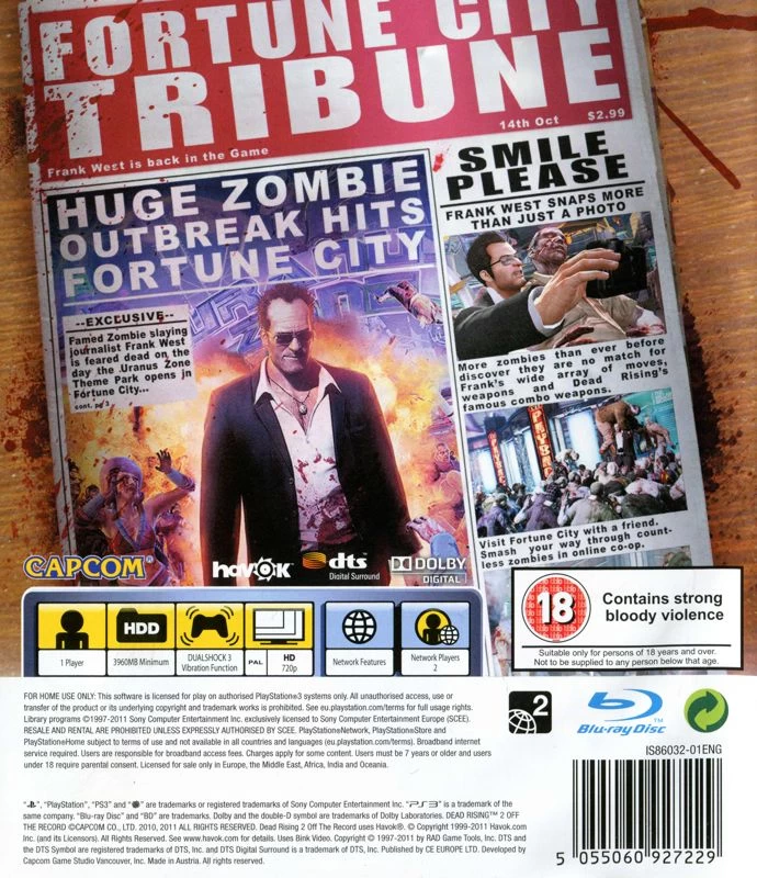 Capa do jogo Dead Rising 2: Off the Record