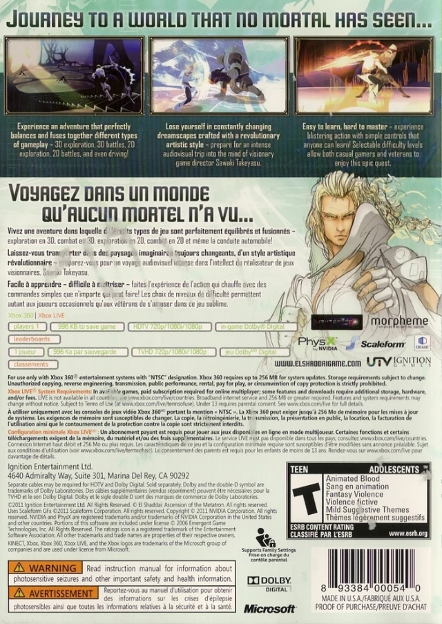 Capa do jogo El Shaddai: Ascension of the Metatron