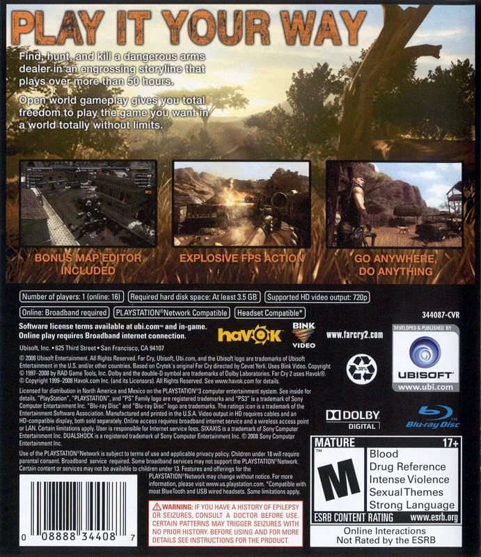 Far Cry 2 cover