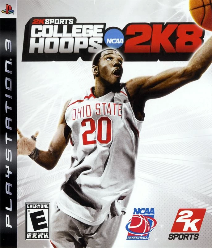 Capa do jogo College Hoops NCAA 2K8