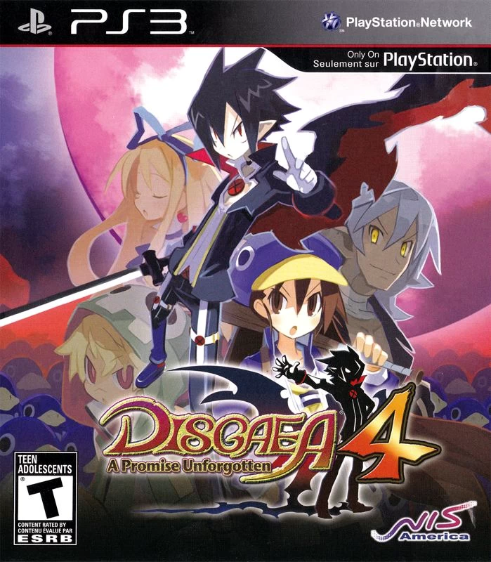 Capa do jogo Disgaea 4: A Promise Unforgotten