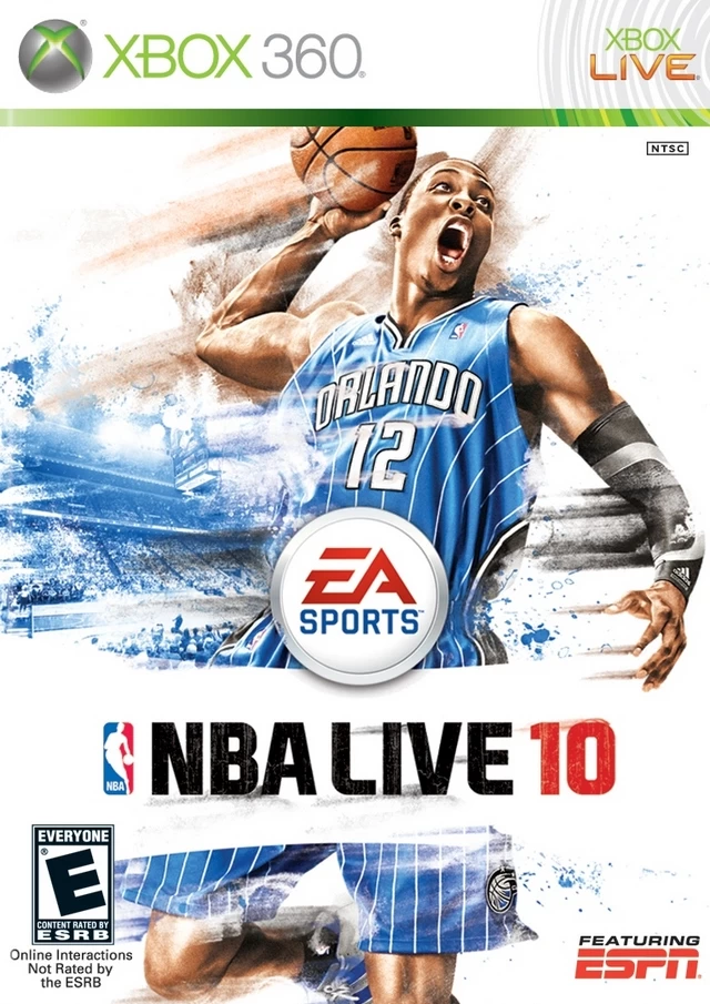 Capa do jogo NBA Live 10