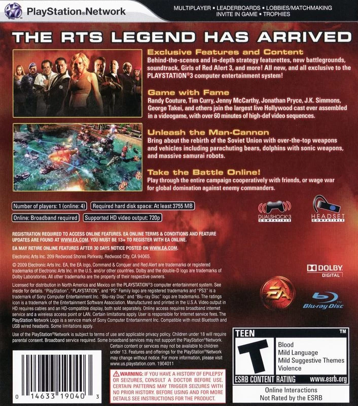 Capa do jogo Command & Conquer: Red Alert 3 - Ultimate Edition