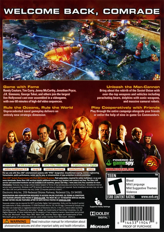 Command & Conquer: Red Alert 3 cover