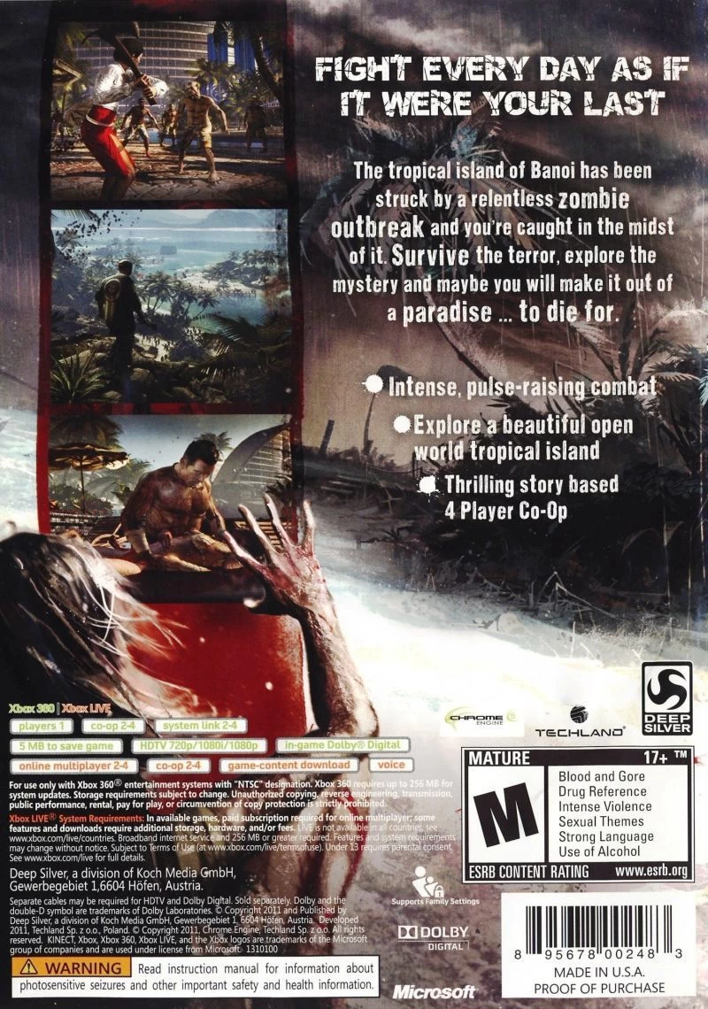 Capa do jogo Dead Island