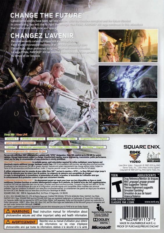 Final Fantasy XIII-2 cover