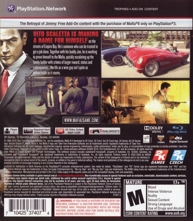 Mafia II cover