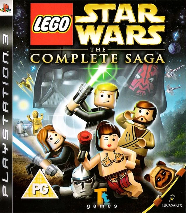 Capa do jogo LEGO Star Wars: The Complete Saga