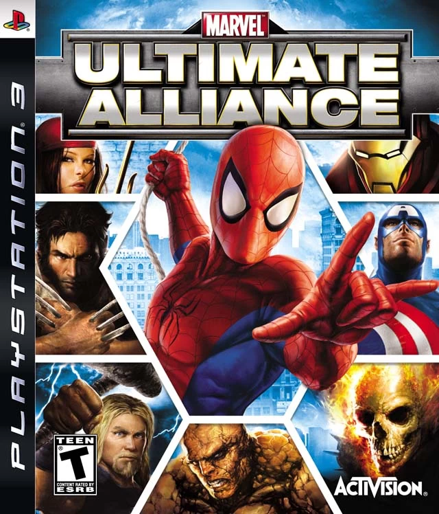 Capa do jogo Marvel Ultimate Alliance