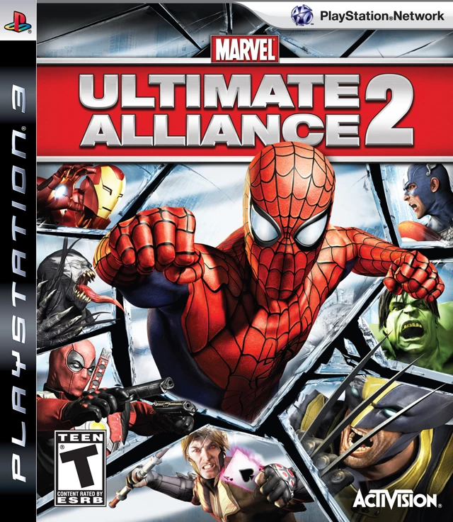 Capa do jogo Marvel Ultimate Alliance 2