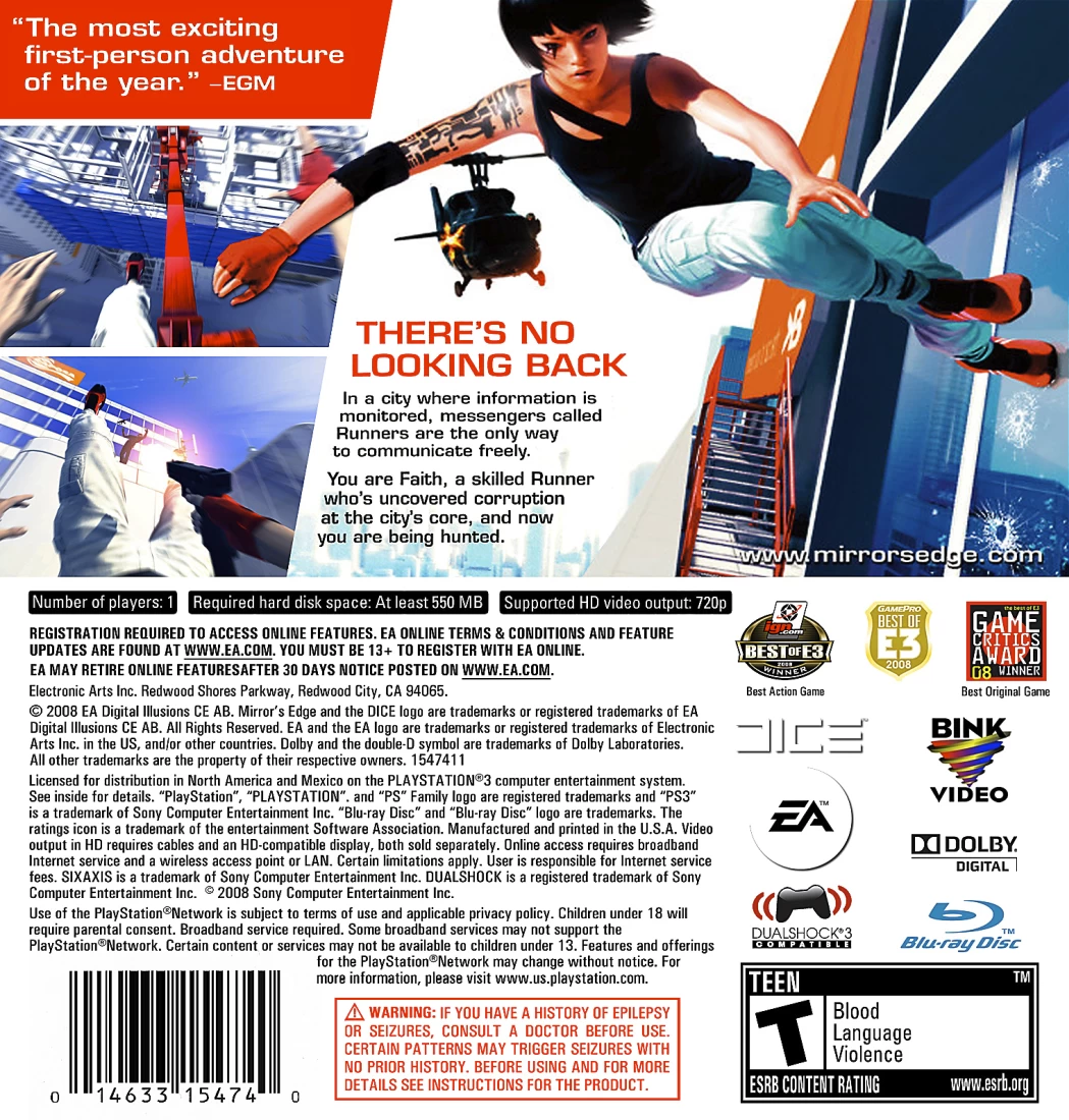 Mirrors Edge cover