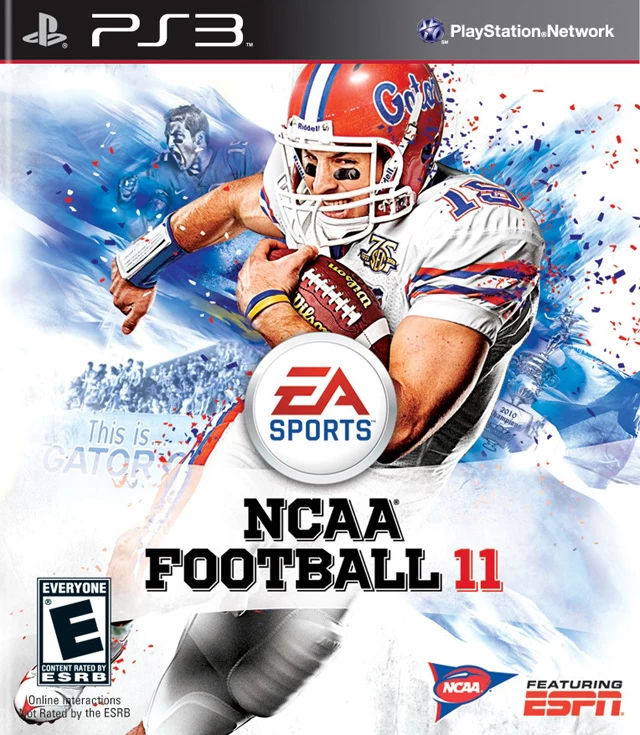 Capa do jogo NCAA Football 11