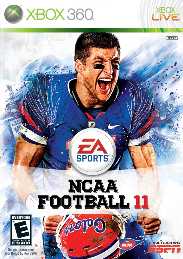 Capa do jogo NCAA Football 11