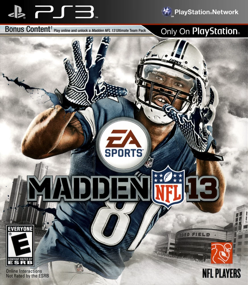 Capa do jogo Madden NFL 13