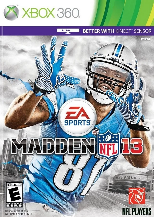 Capa do jogo Madden NFL 13