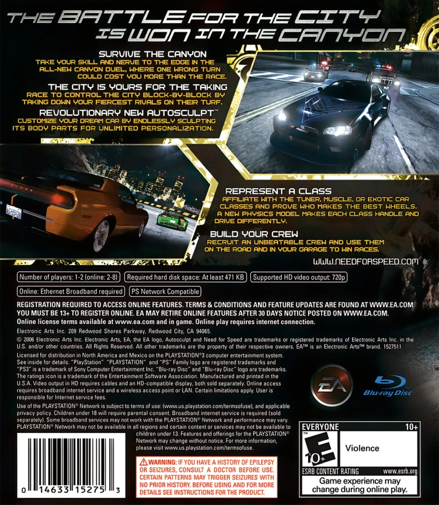 Need for Speed: Carbon cover