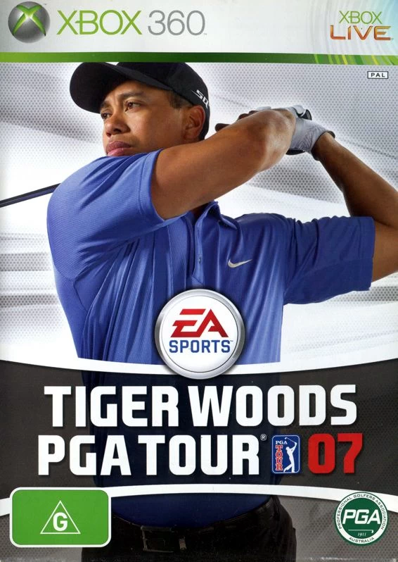 Capa do jogo Tiger Woods PGA Tour 07