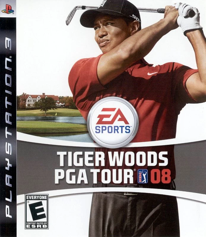 Capa do jogo Tiger Woods PGA Tour 08