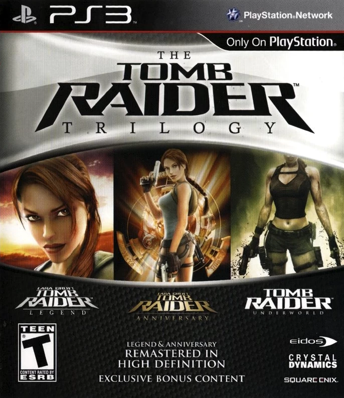 Capa do jogo The Tomb Raider Trilogy