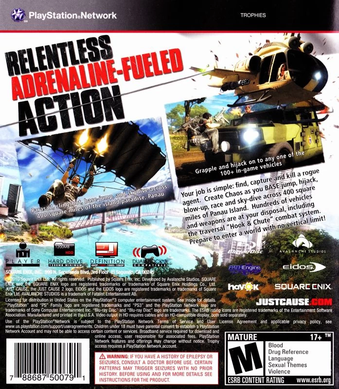 Just Cause 2 cover