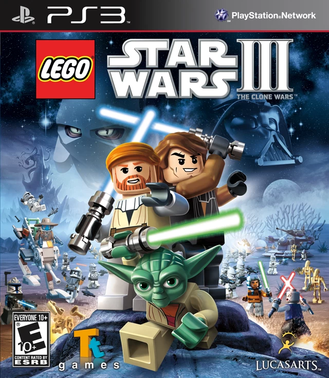 Capa do jogo LEGO Star Wars III: The Clone Wars