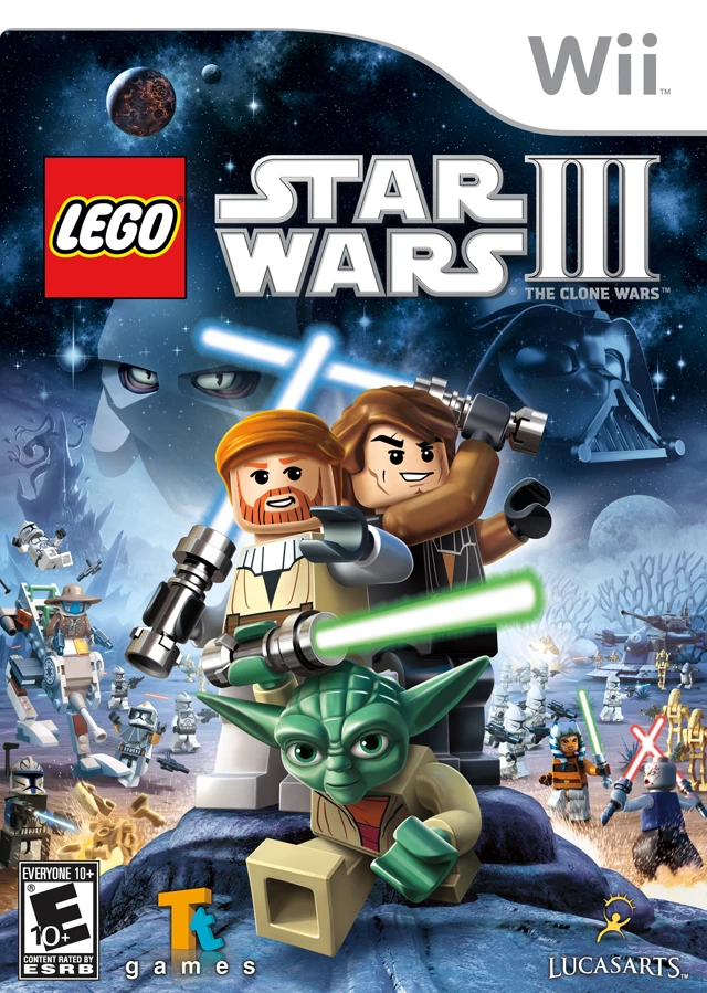 Capa do jogo LEGO Star Wars III: The Clone Wars