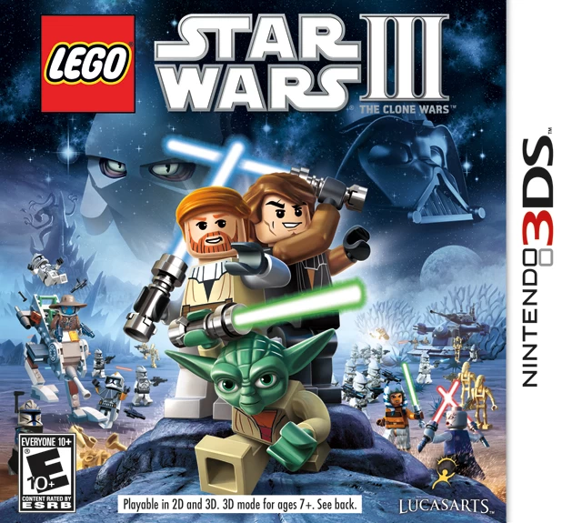 Capa do jogo LEGO Star Wars III: The Clone Wars