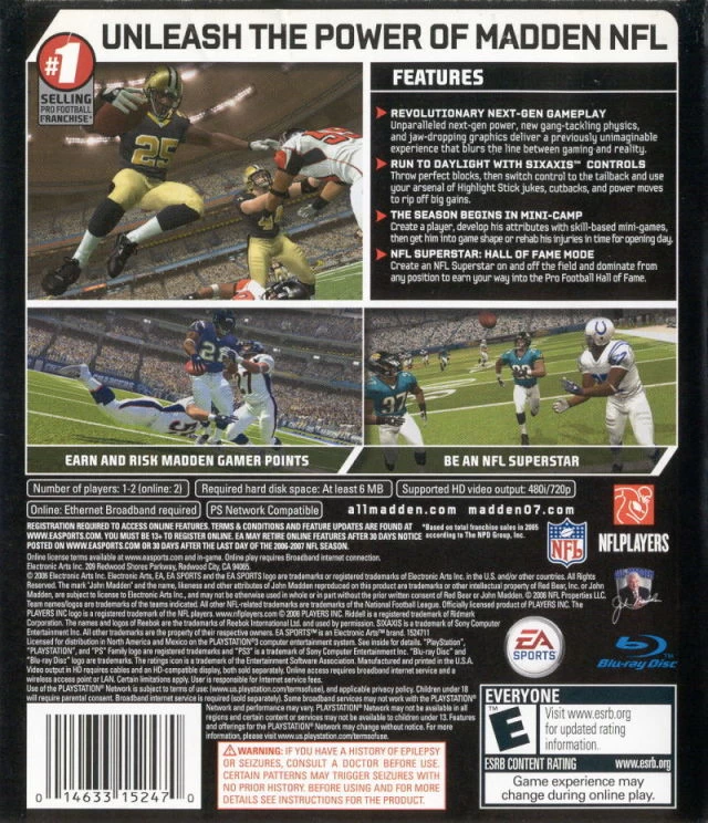 Madden NFL 07 cover