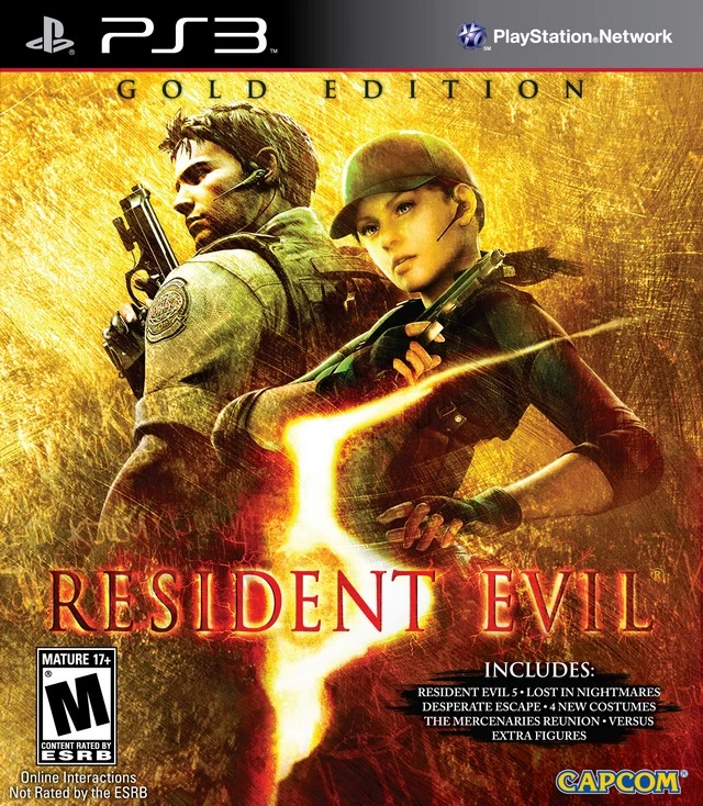 Capa do jogo Resident Evil 5: Gold Edition