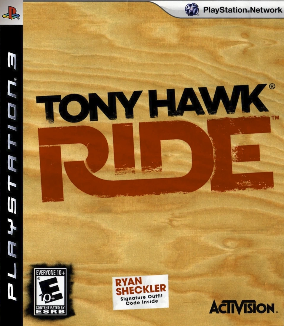 Capa do jogo Tony Hawk: Ride