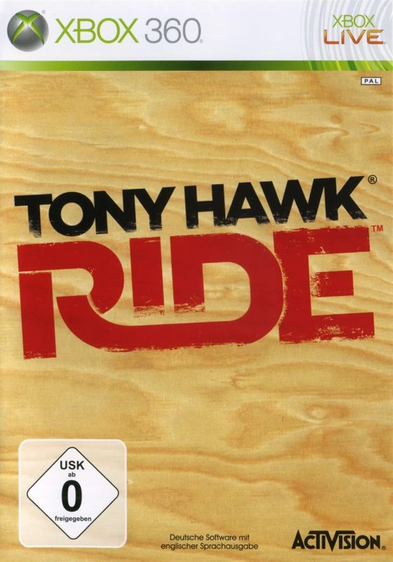 Capa do jogo Tony Hawk: Ride