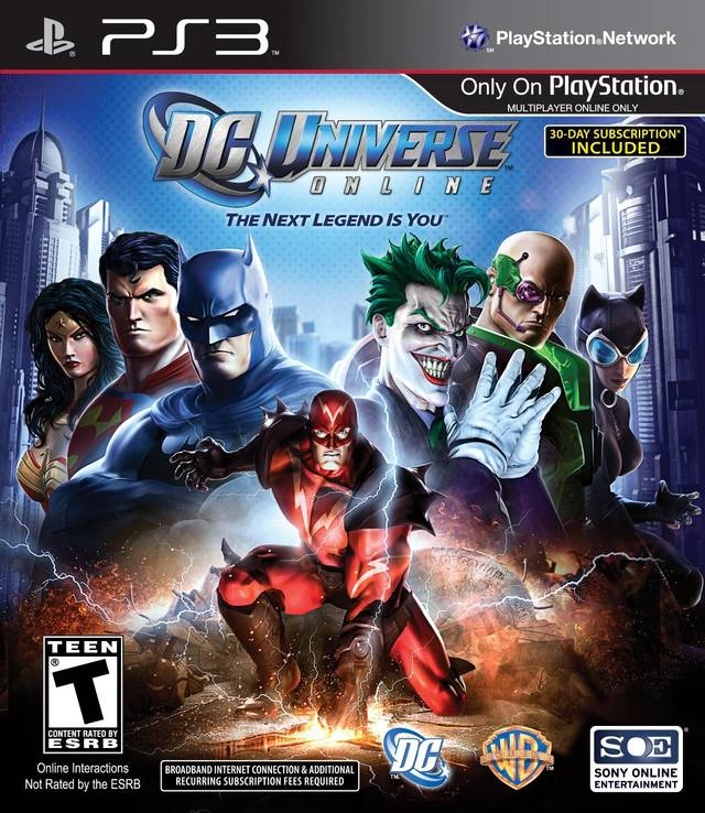 Capa do jogo DC Universe Online