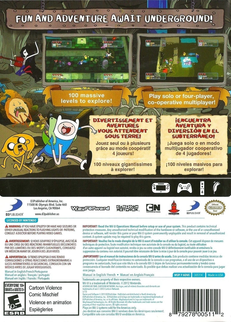 Capa do jogo Adventure Time: Explore the Dungeon Because I Dont Know!