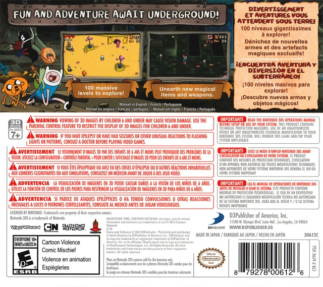 Capa do jogo Adventure Time: Explore the Dungeon Because I Dont Know!