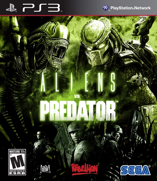 Capa do jogo Aliens vs Predator