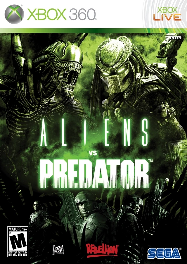 Capa do jogo Aliens vs Predator