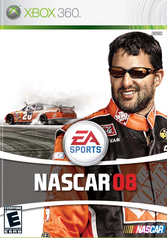 Capa do jogo NASCAR 08